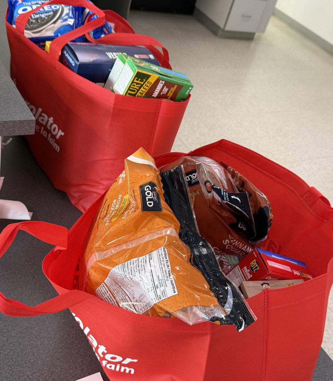CFL Purolator Tackle Hunger Food Donations